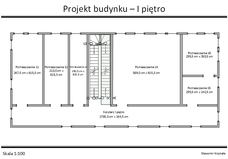 Schemat I piętra